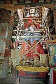 Ladakh - Basgo Gompa with 16th century mural paintings and statues